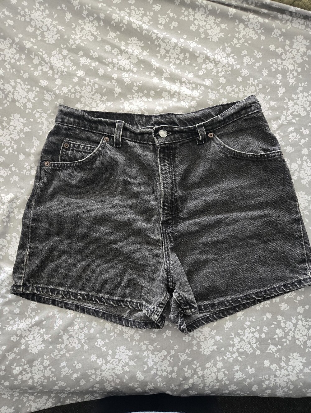 VTG 1996 Orange Tab Levi's 32920 Black Jeans USA Size 14 Petite 100% Cotton Y2K